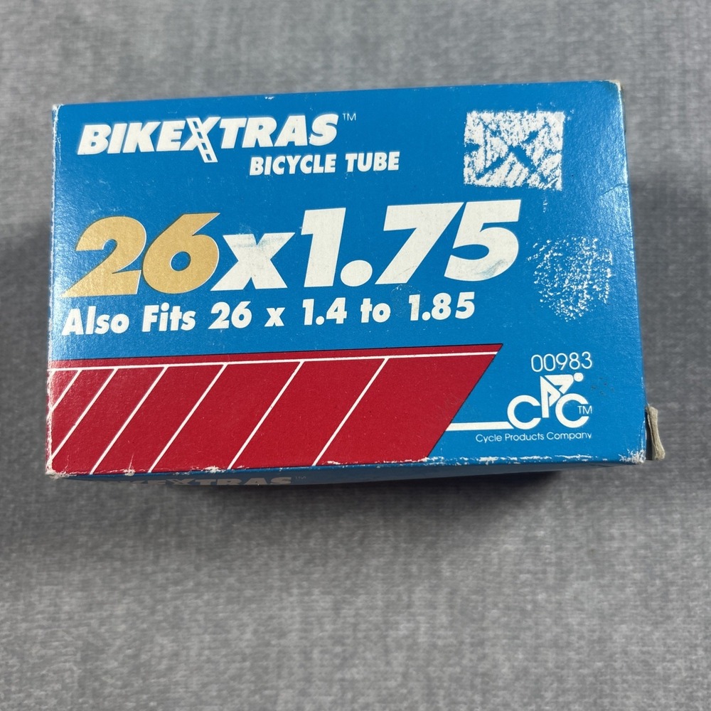 Bikextras Bicycle Inner Tube 26 x 1.75 Fits 1.4 to 1.85 Schrader Valve 00983